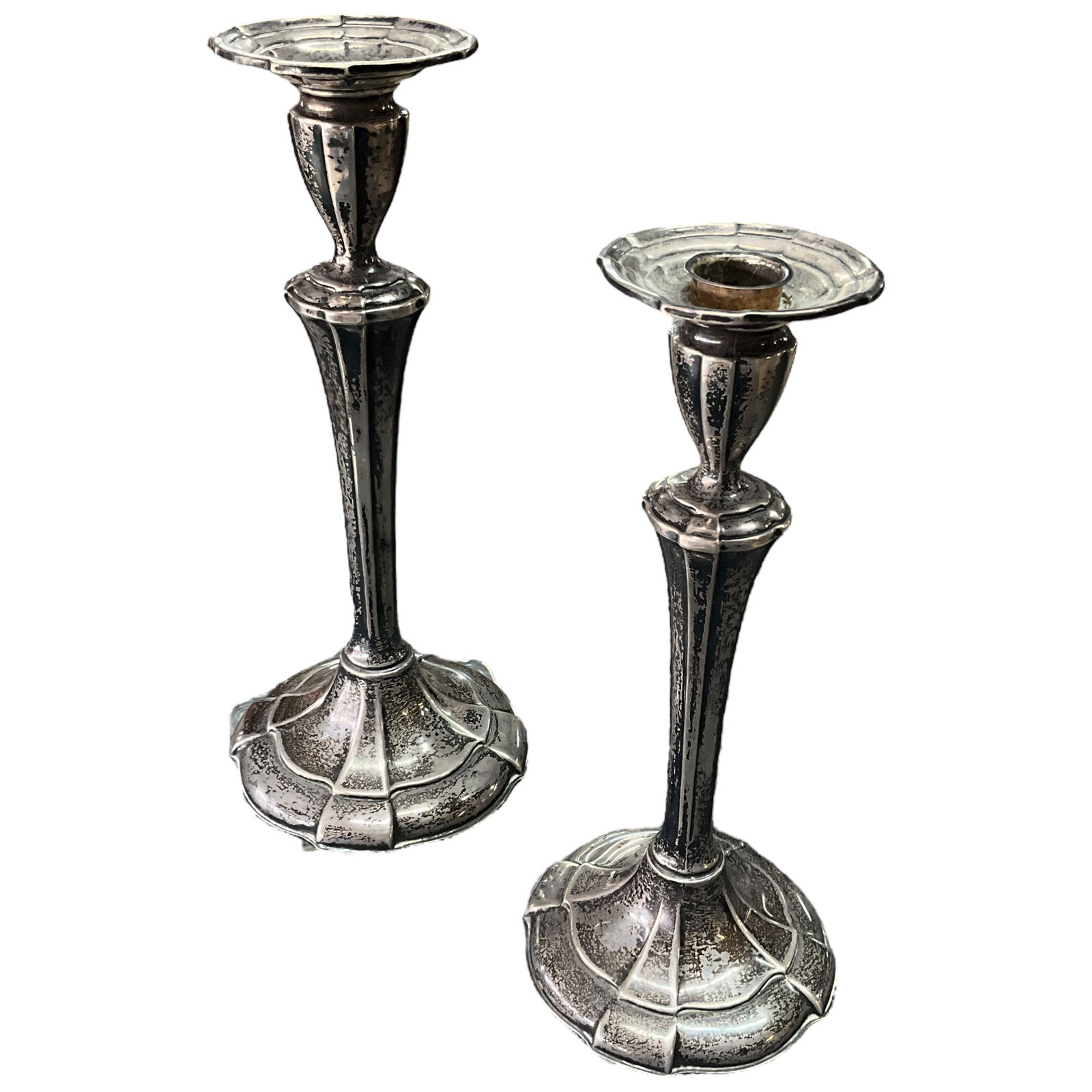 Sterling Candlestick Pair, Wallace (1 of 3)