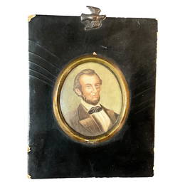 President Abraham Lincoln, Miniature Portrait