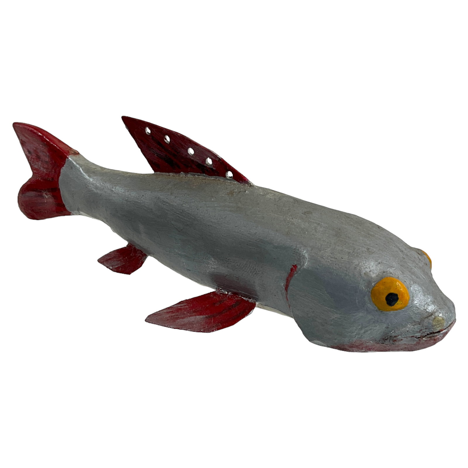 Fish Decoy, Metal Fins Jed Blain (1 of 3)