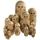 Russian Nesting Doll, 36 Dolls