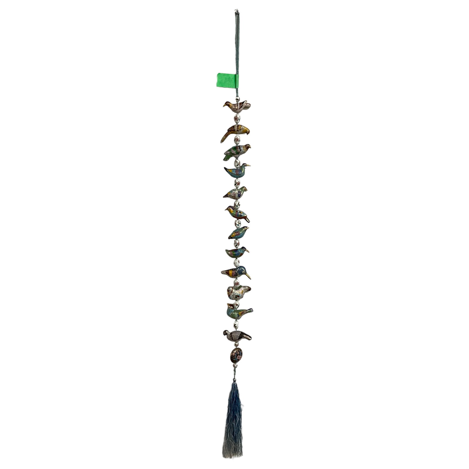 Cloisonne Bell Pull, Bird Theme (1 of 4)