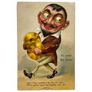 Novelty Postcard, Moving Cymbals Player