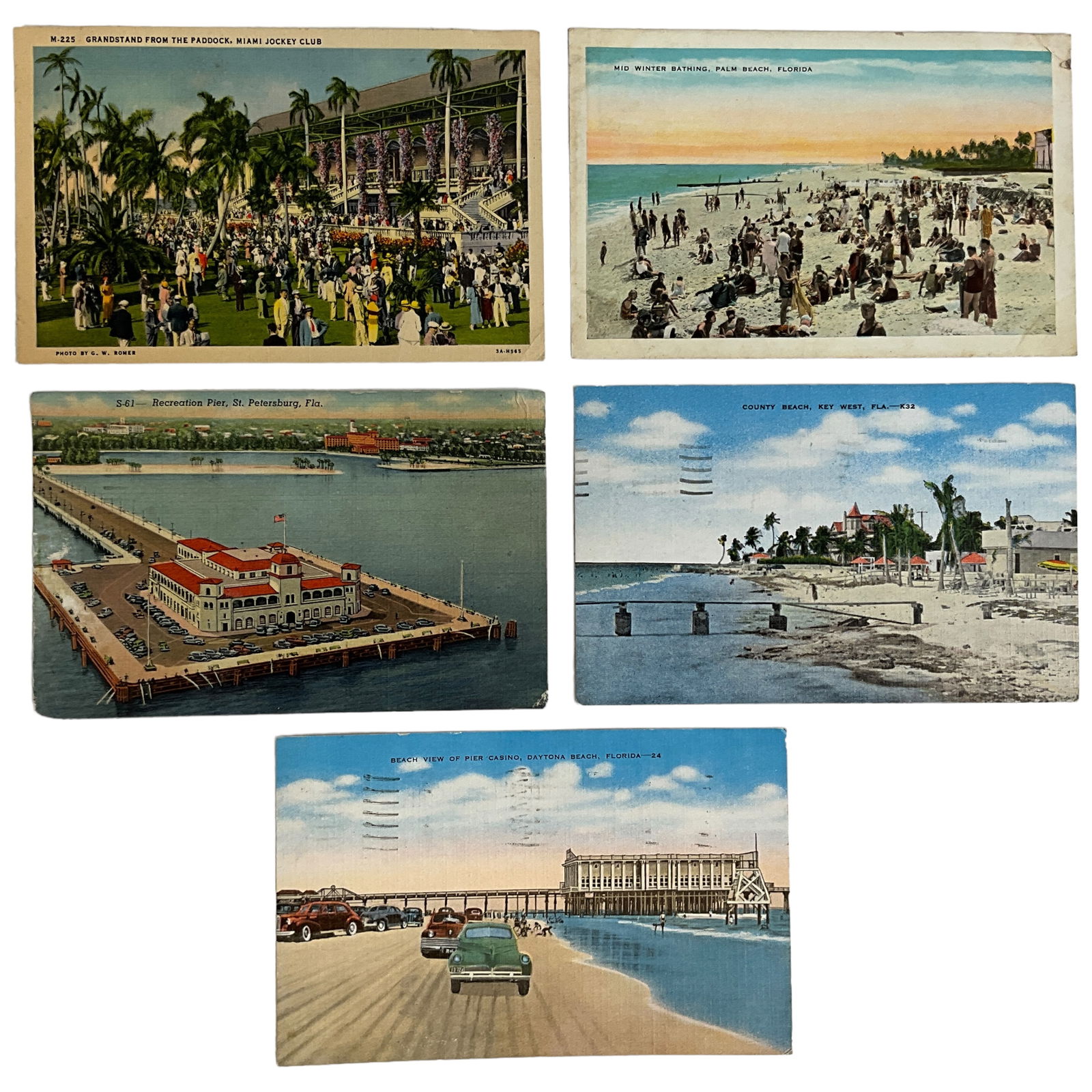 Postcards, Florida Scenes, Lot of 5 (1 of 11)
