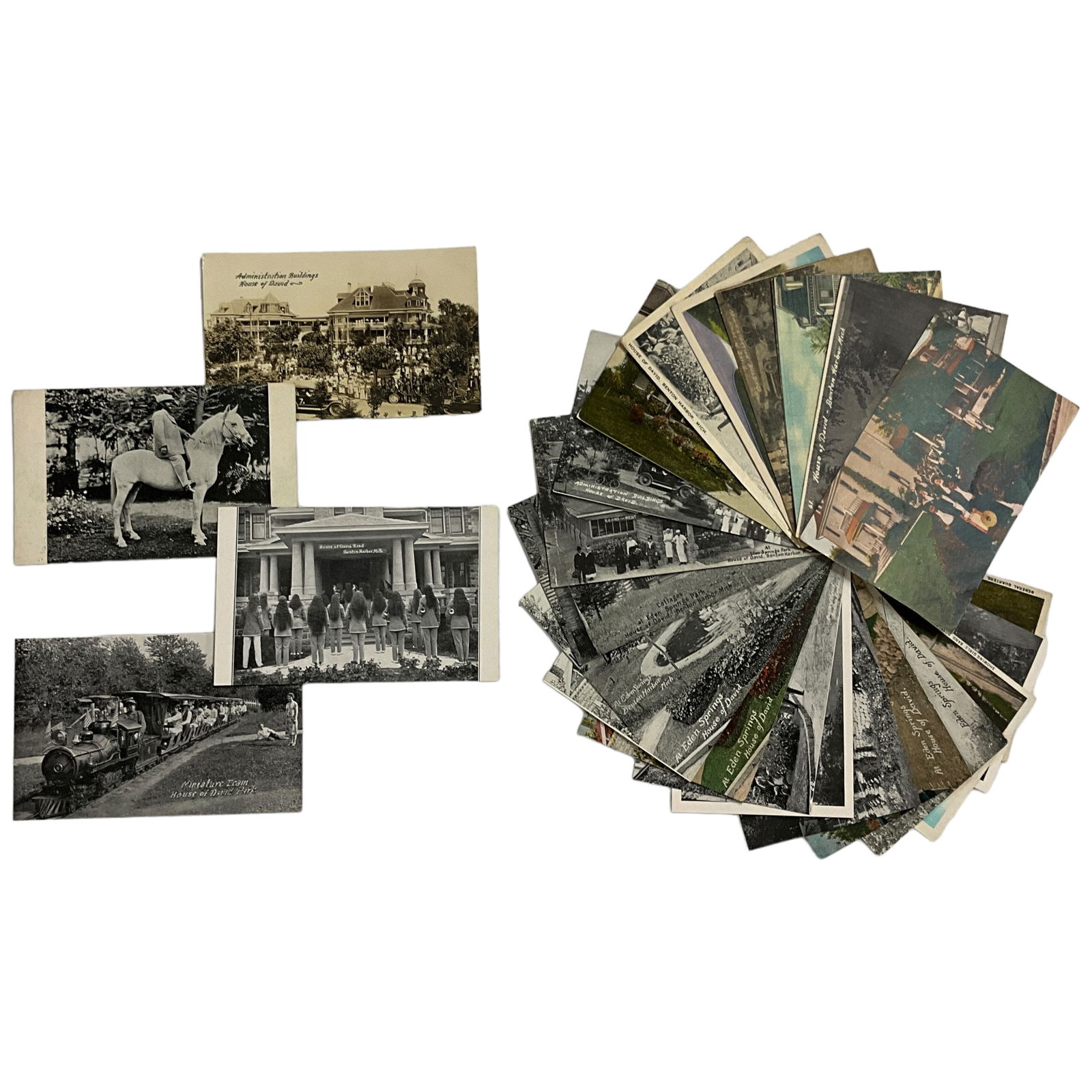 Postcards, House of David, Benton Harbor, MI, Lot of 26 (1 of 3)