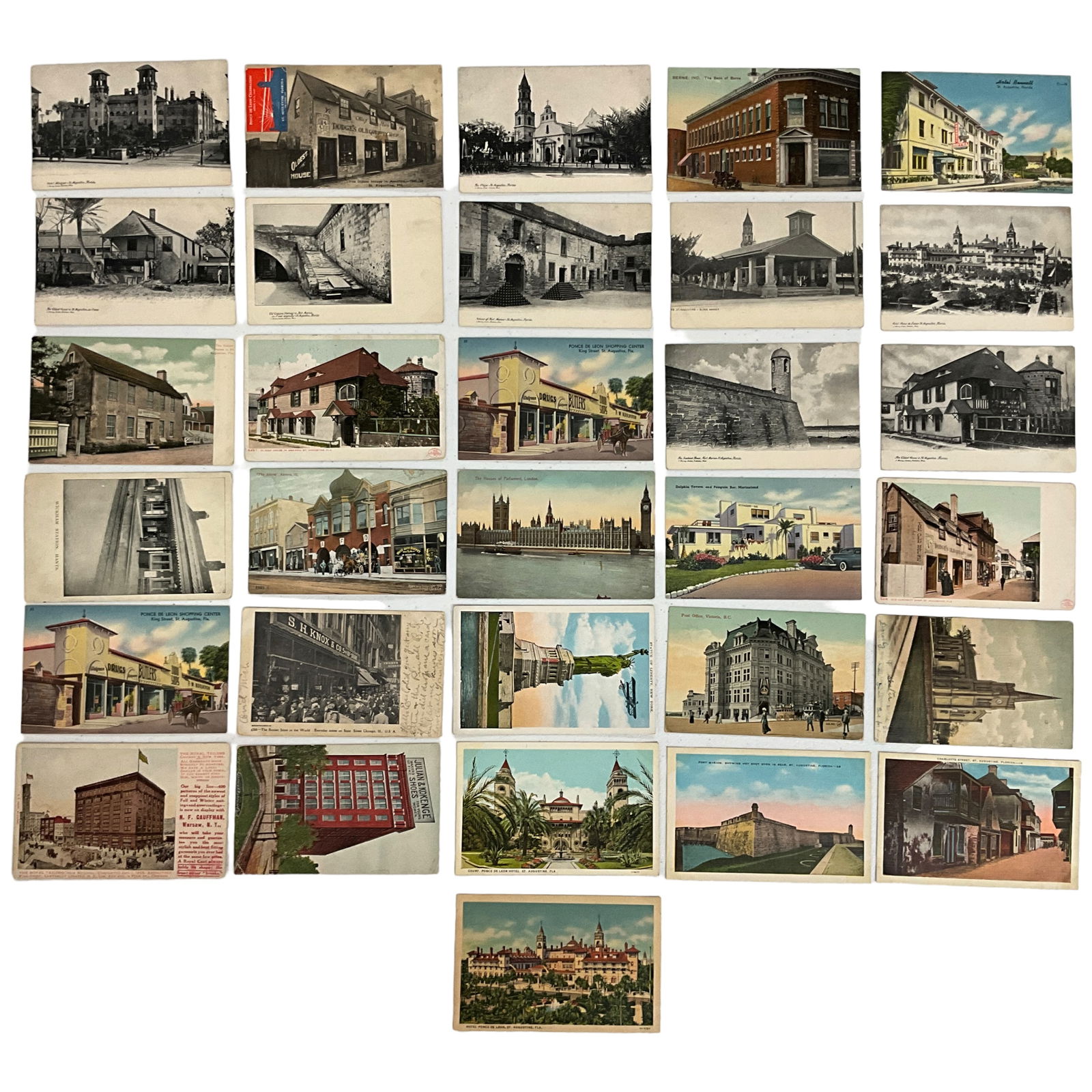 Antique Postcards, Battle Creek, Michigan, Lot of 12 (1 of 2)