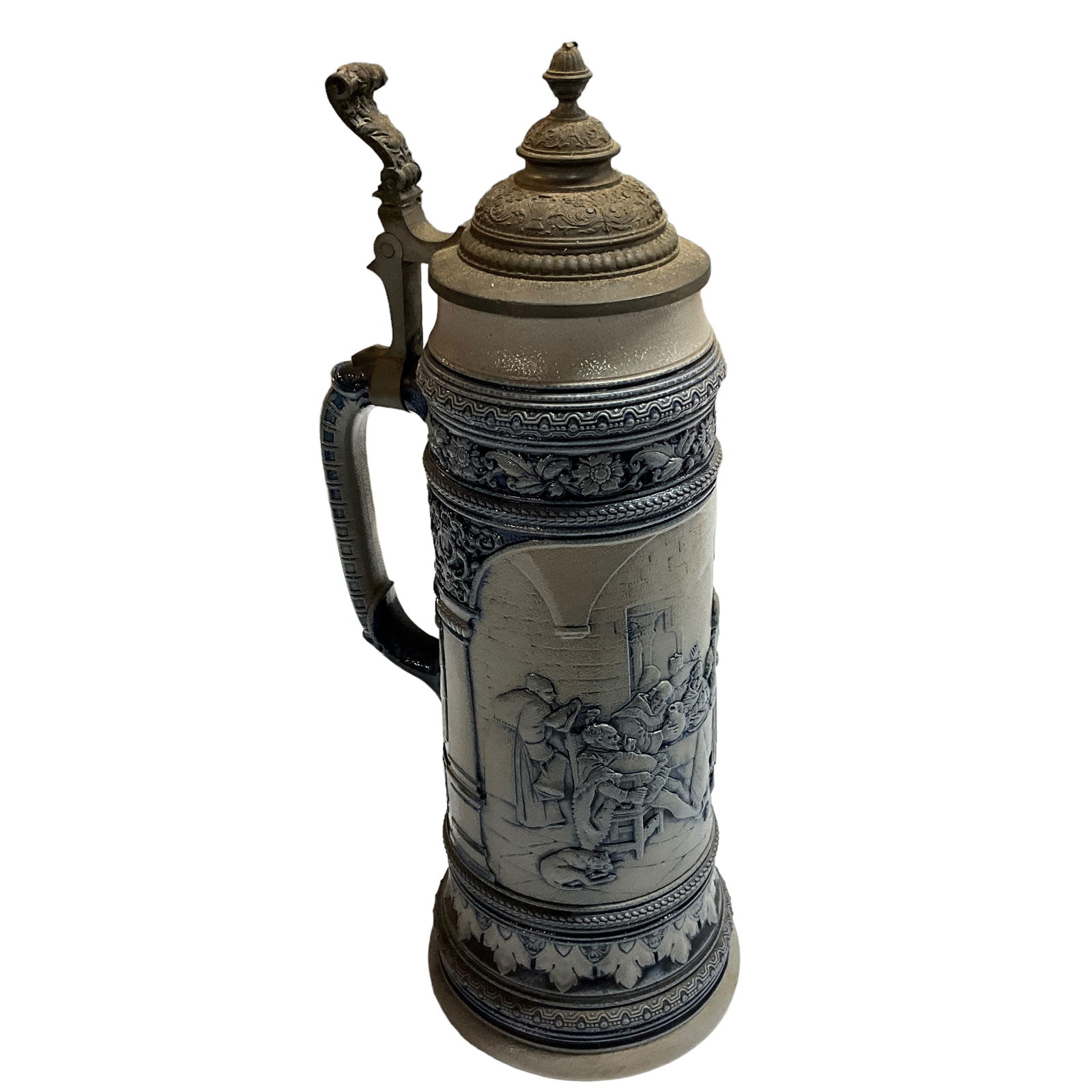 Large Salt Glazed Stein (1 of 3)