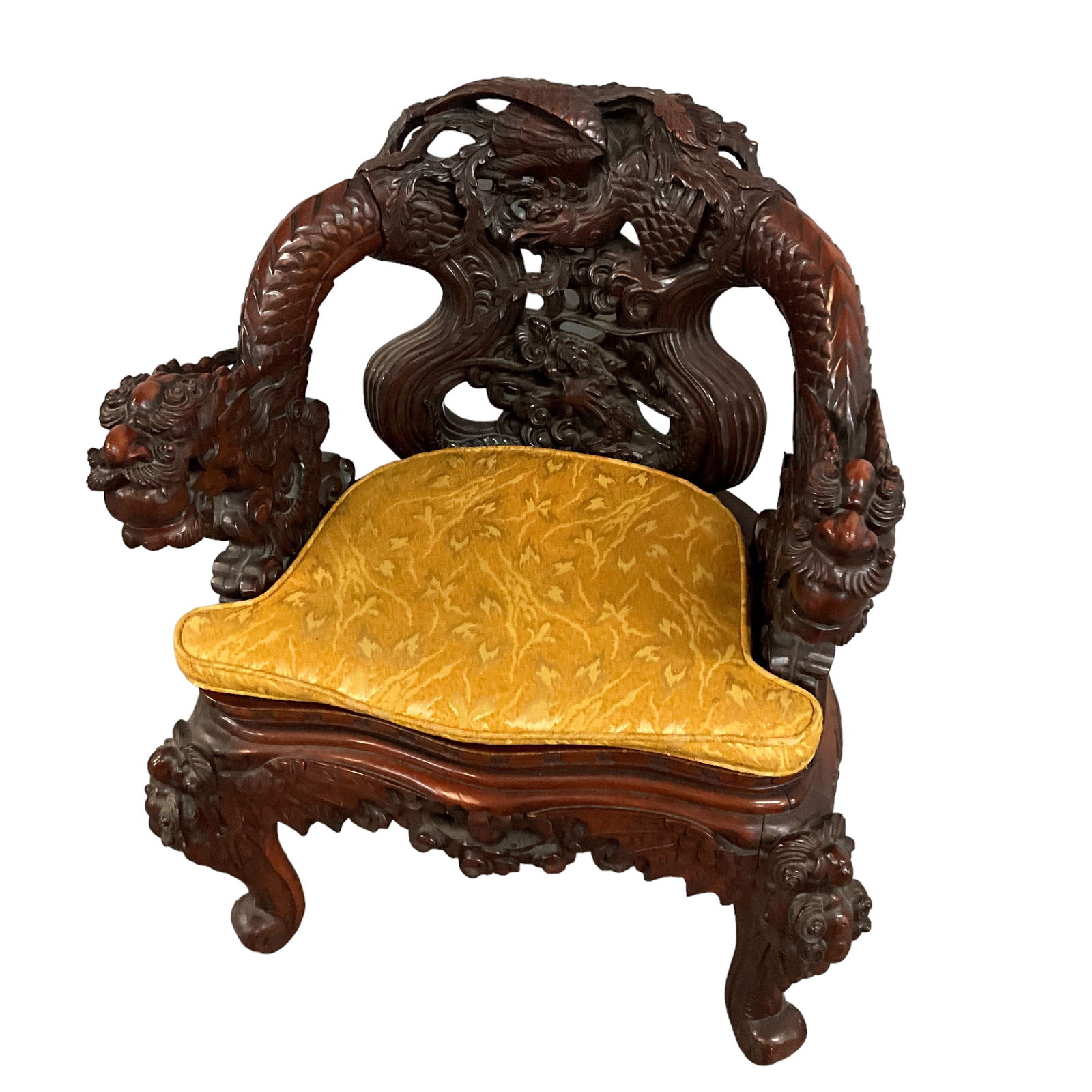 China Trade "Dragon" Chair (1 of 4)