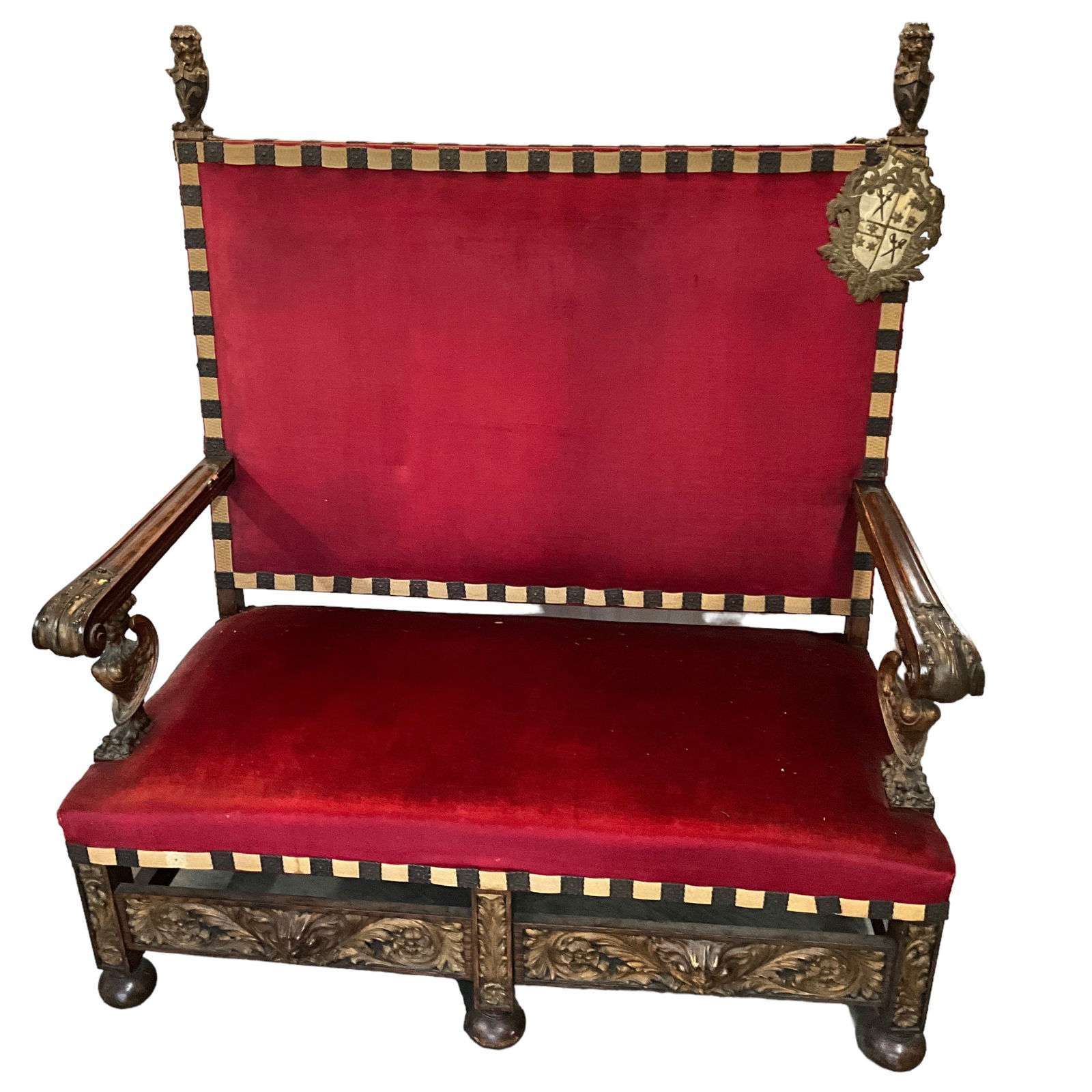 Italian Renaissance Style Settee (1 of 5)