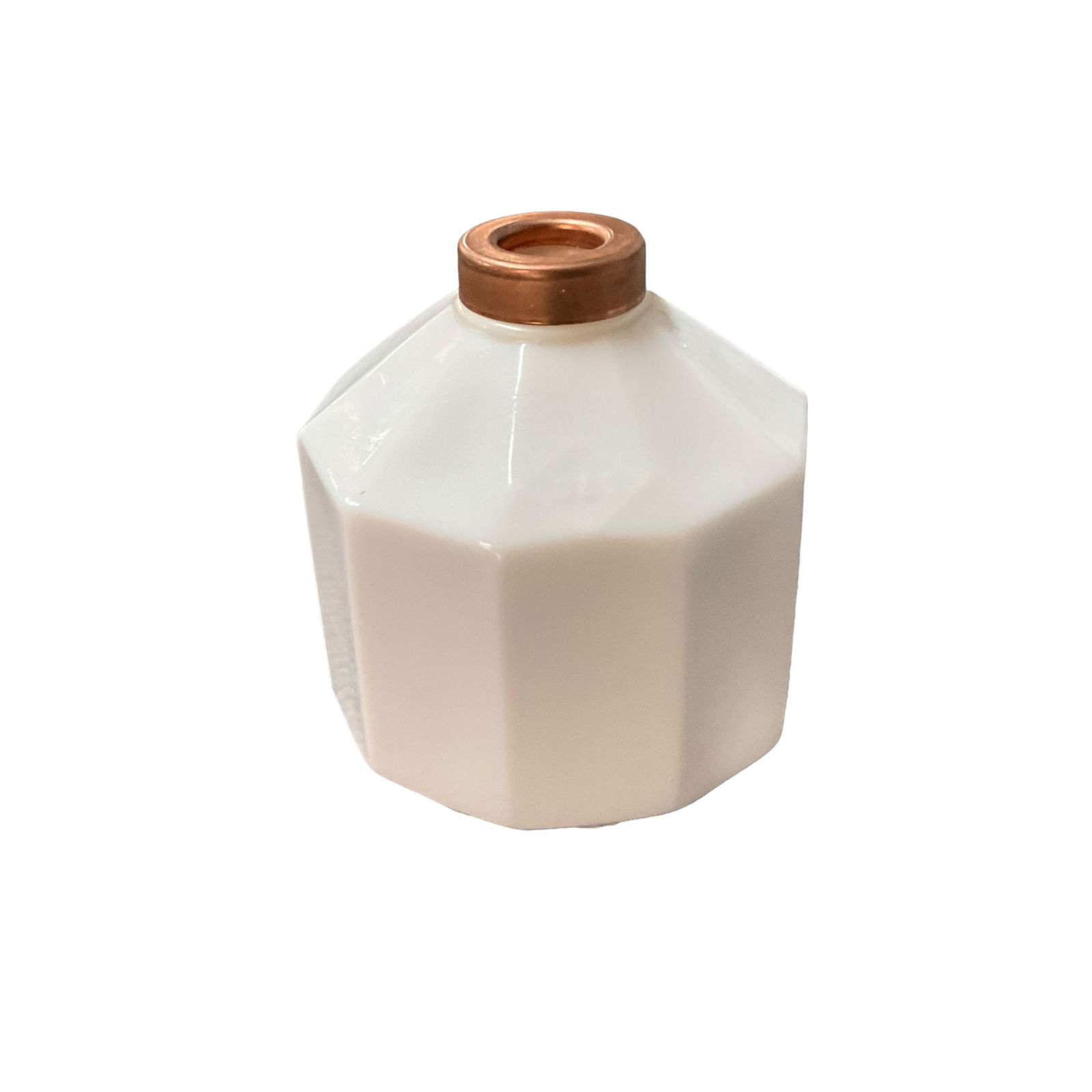 White Paneled Glass Lightning Rod Ball (1 of 3)