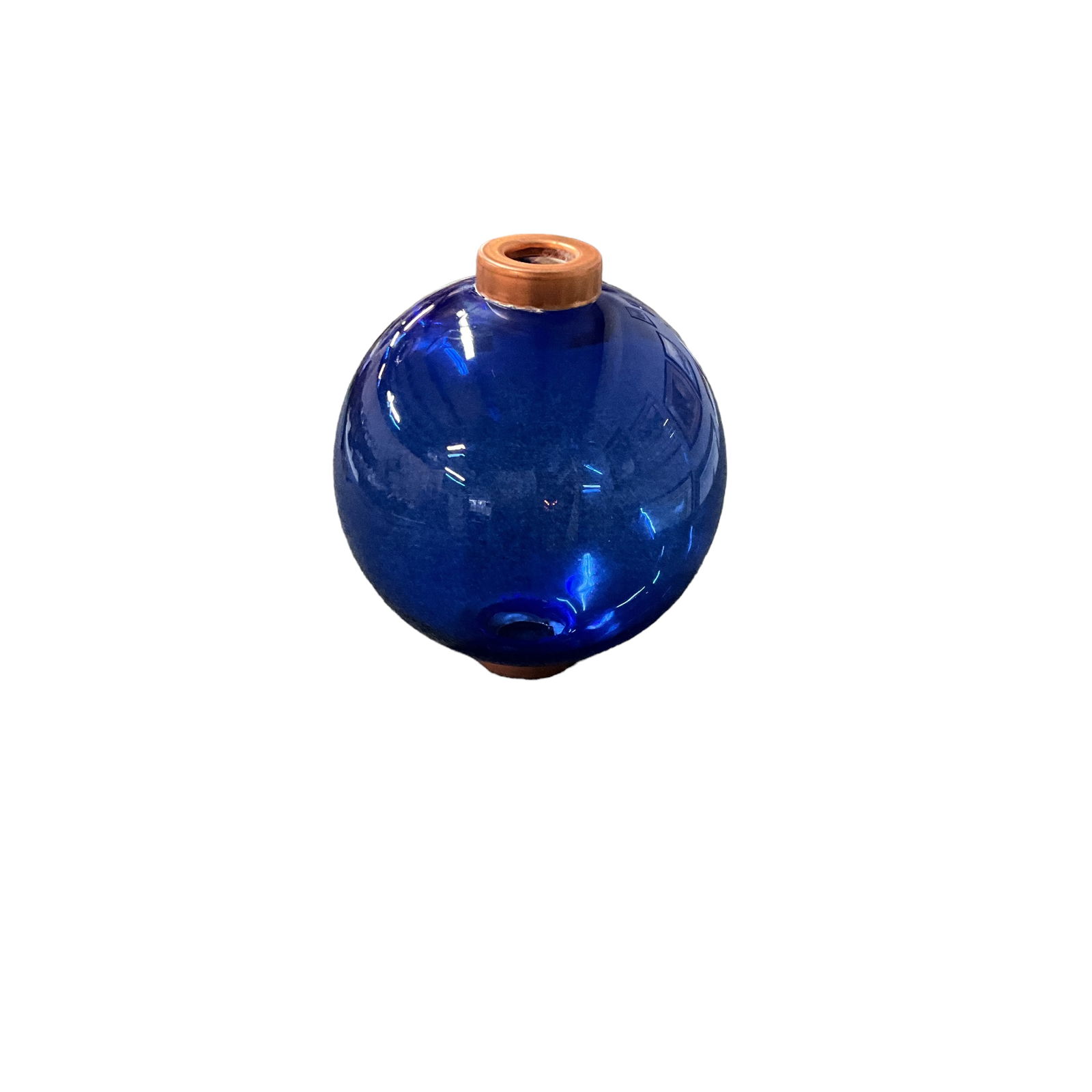 Cobalt Blue Glass Lightning Rod Ball (1 of 3)