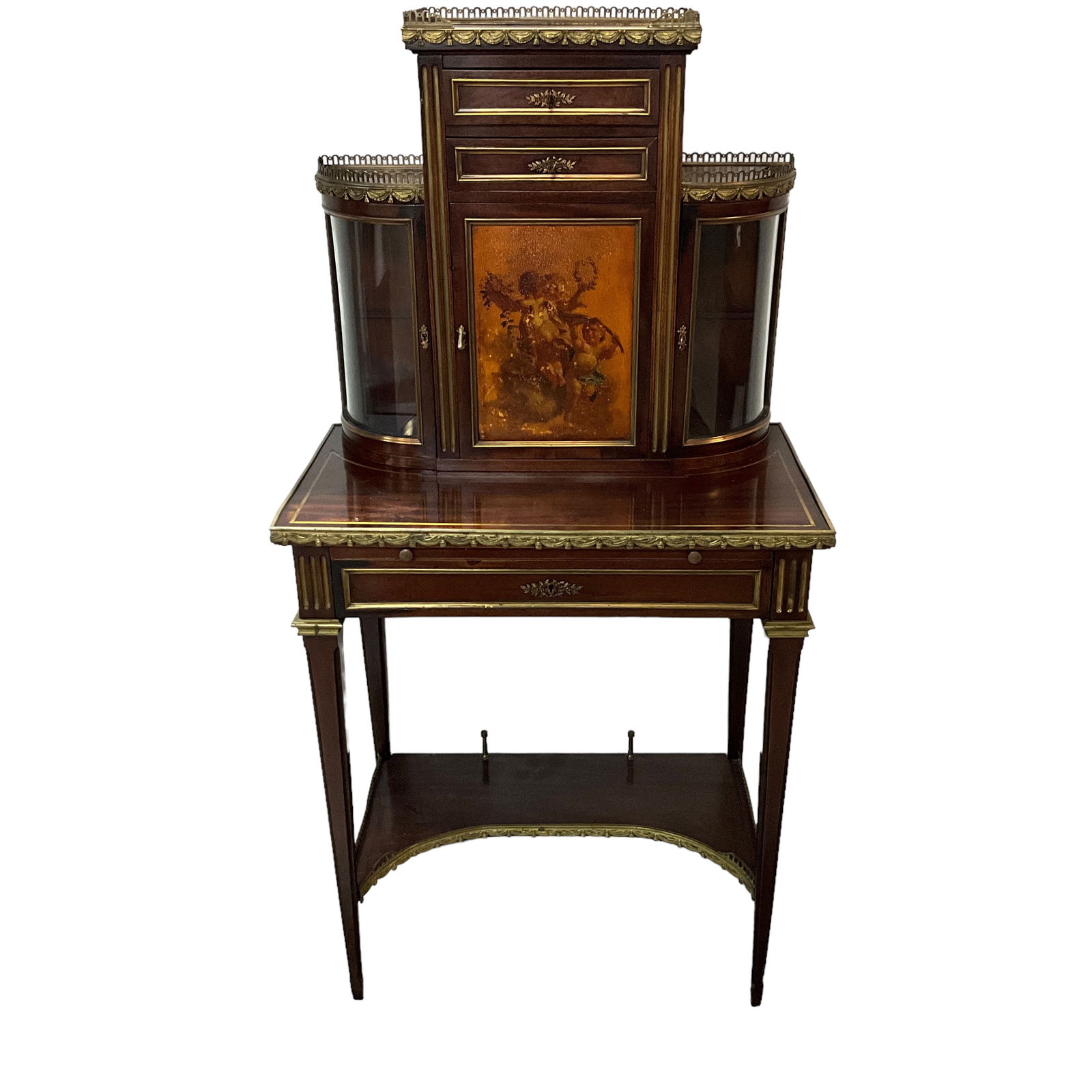Small French Curio Cabinet/Table (1 of 5)
