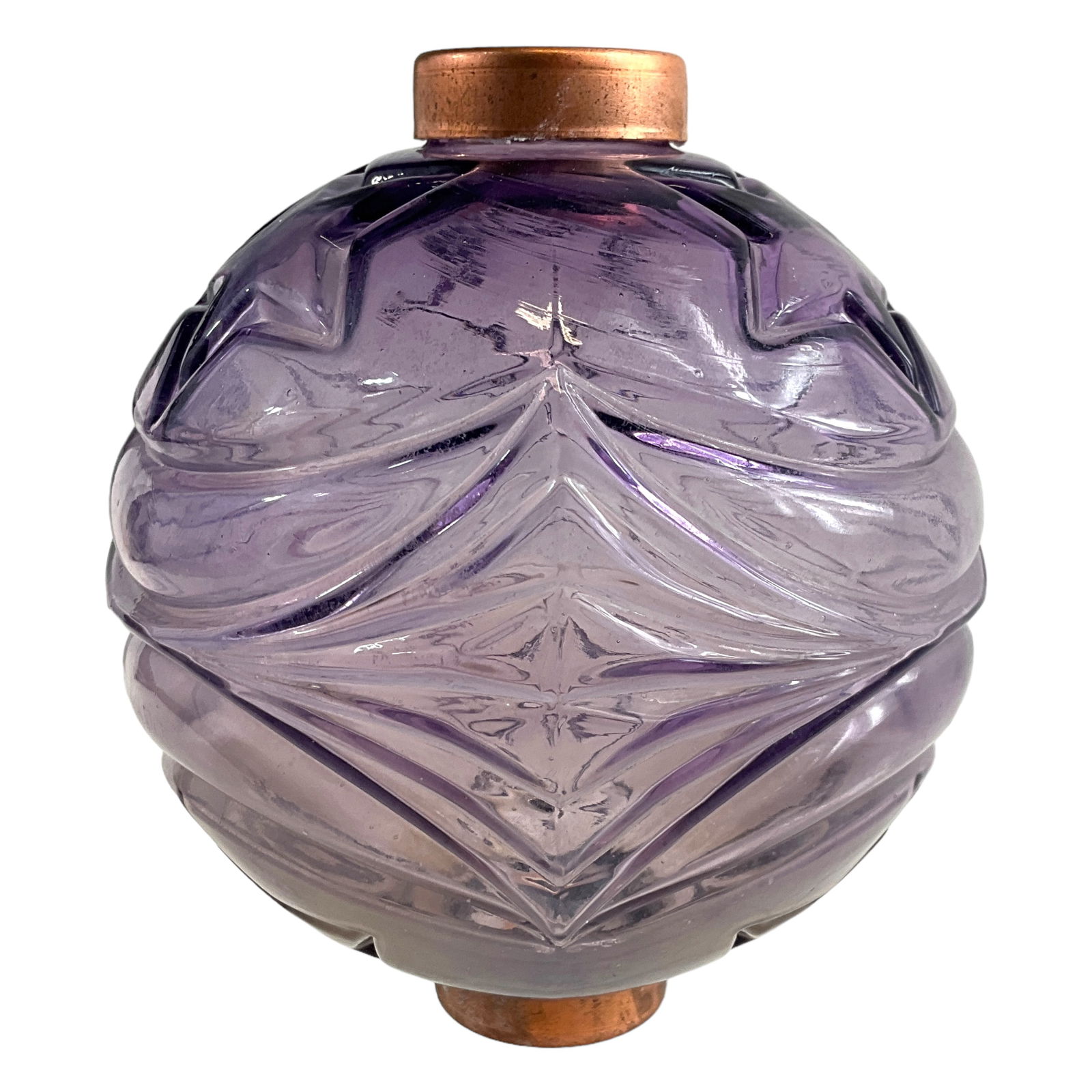 Lightning Ball, Light Amethyst Glass, Moon and Stars (1 of 2)