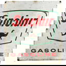 Sinclair Gasoline Porcelain Gas Pump Plate Sign