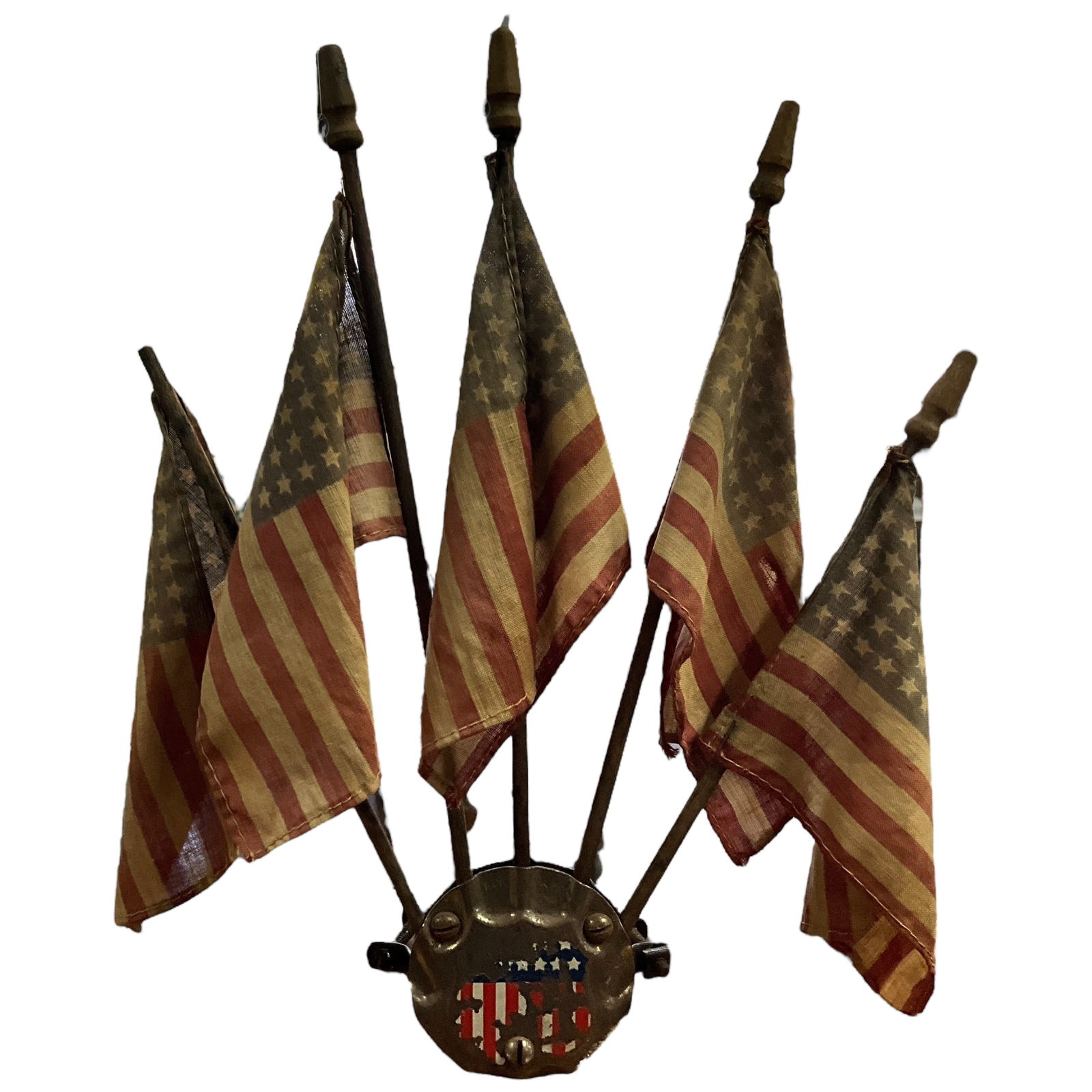 Vintage, 48 Star, American Flag Bike Accessory (1 of 3)