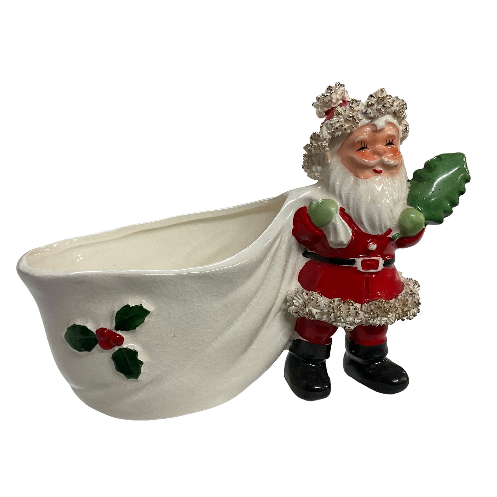 Vintage Norcrest Santa Candy Dish (1 of 4)
