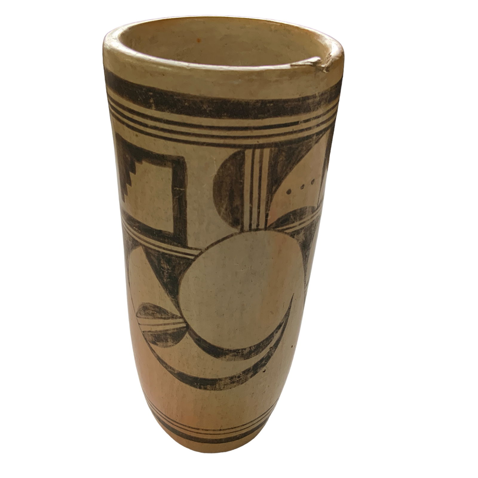 Hopi Polychrome Pottery Vase, Unsigned (1 of 6)