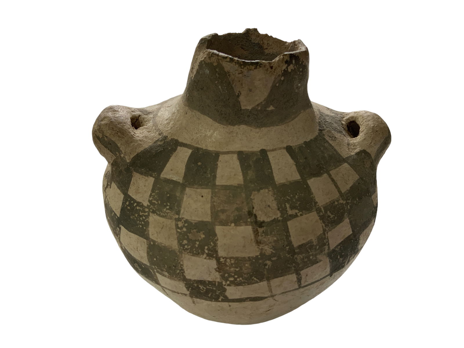 Hopi Polychrome Pottery Vase, Unsigned (1 of 6)