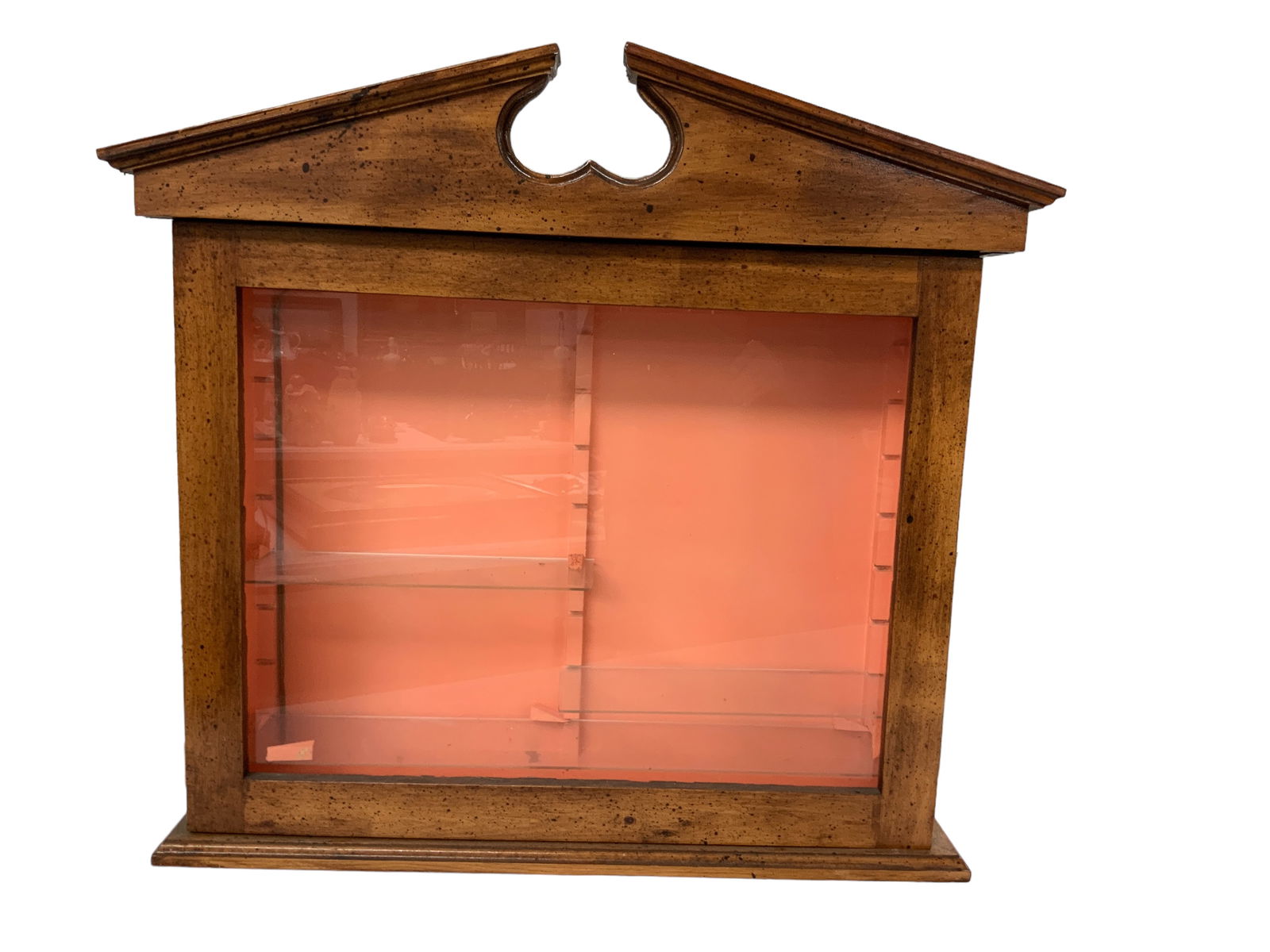 Hanging Display Case, Lighted, Adjustable Shelves (1 of 4)