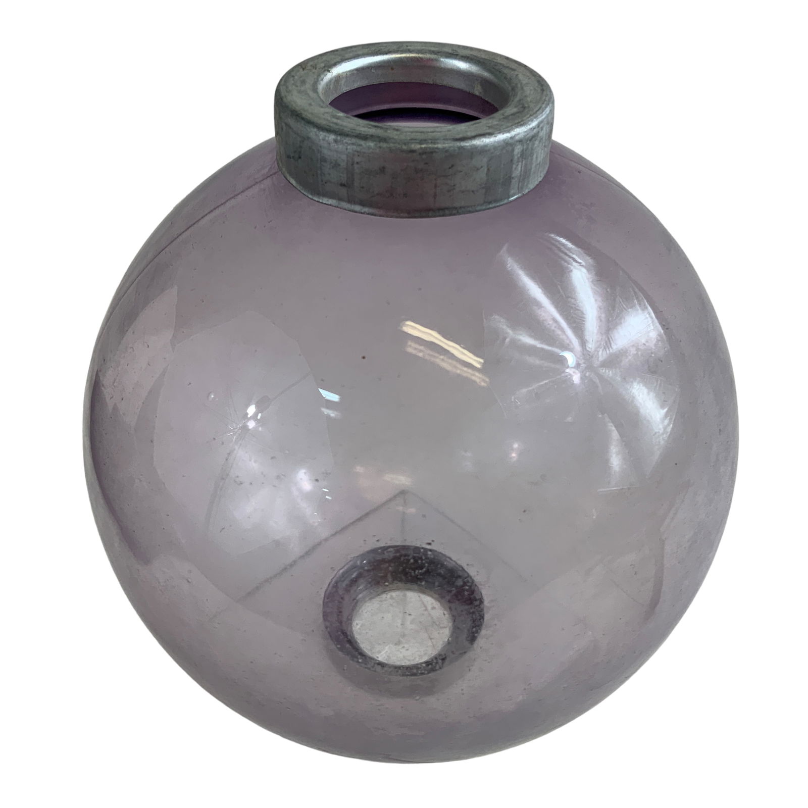 Vintage Lightning Ball, Light Amethyst, Silver End Caps (1 of 3)
