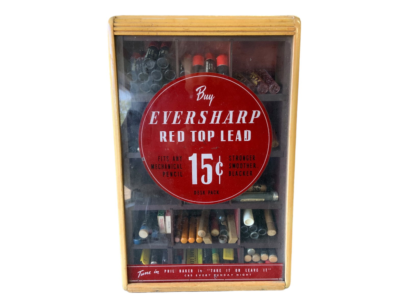 Advertising Eversharp Red Top Lead Display w/Lead Tubes (1 of 6)