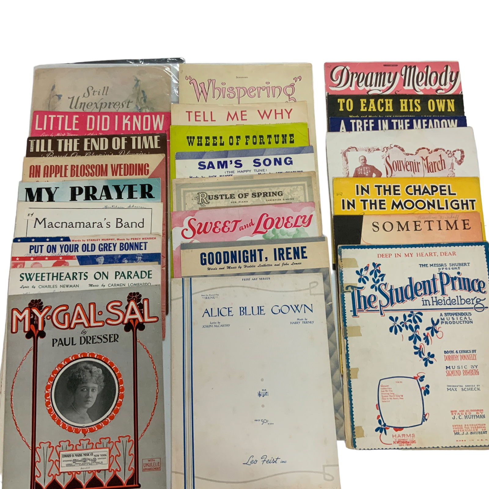 Vintage Sheet Music Lot, Assorted (1 of 1)