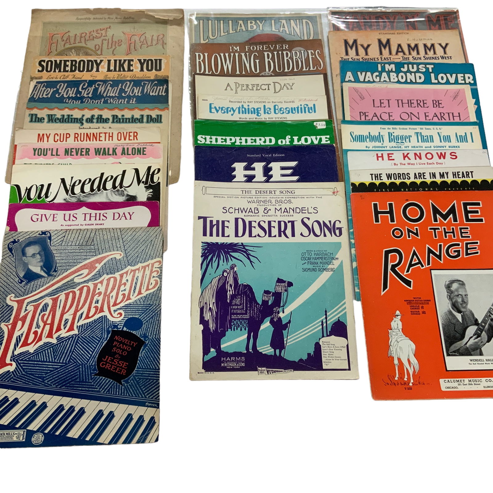 Vintage Sheet Music Lot, Assorted (1 of 1)