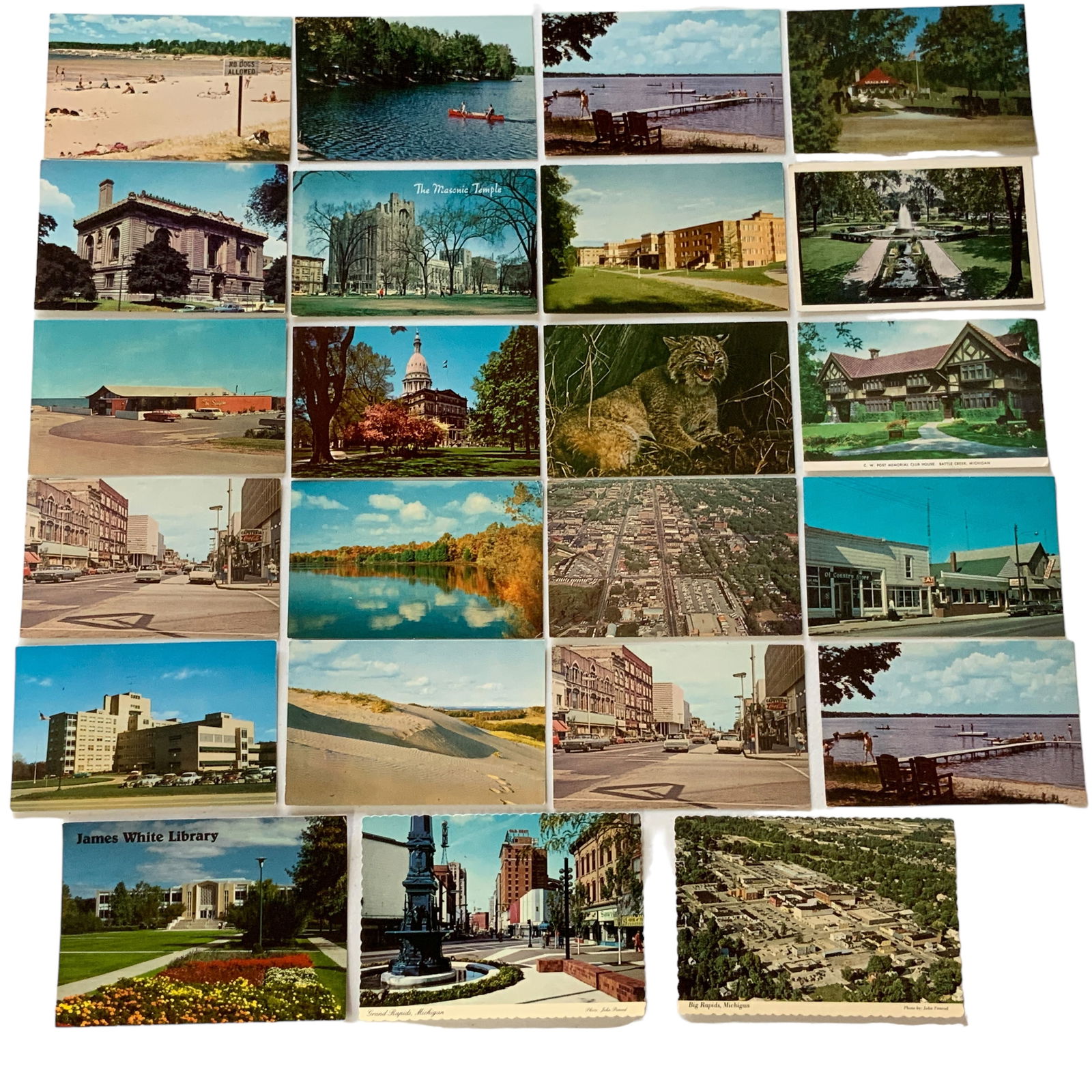 Vintage Postcards, Michigan, Lot of 41 (1 of 4)