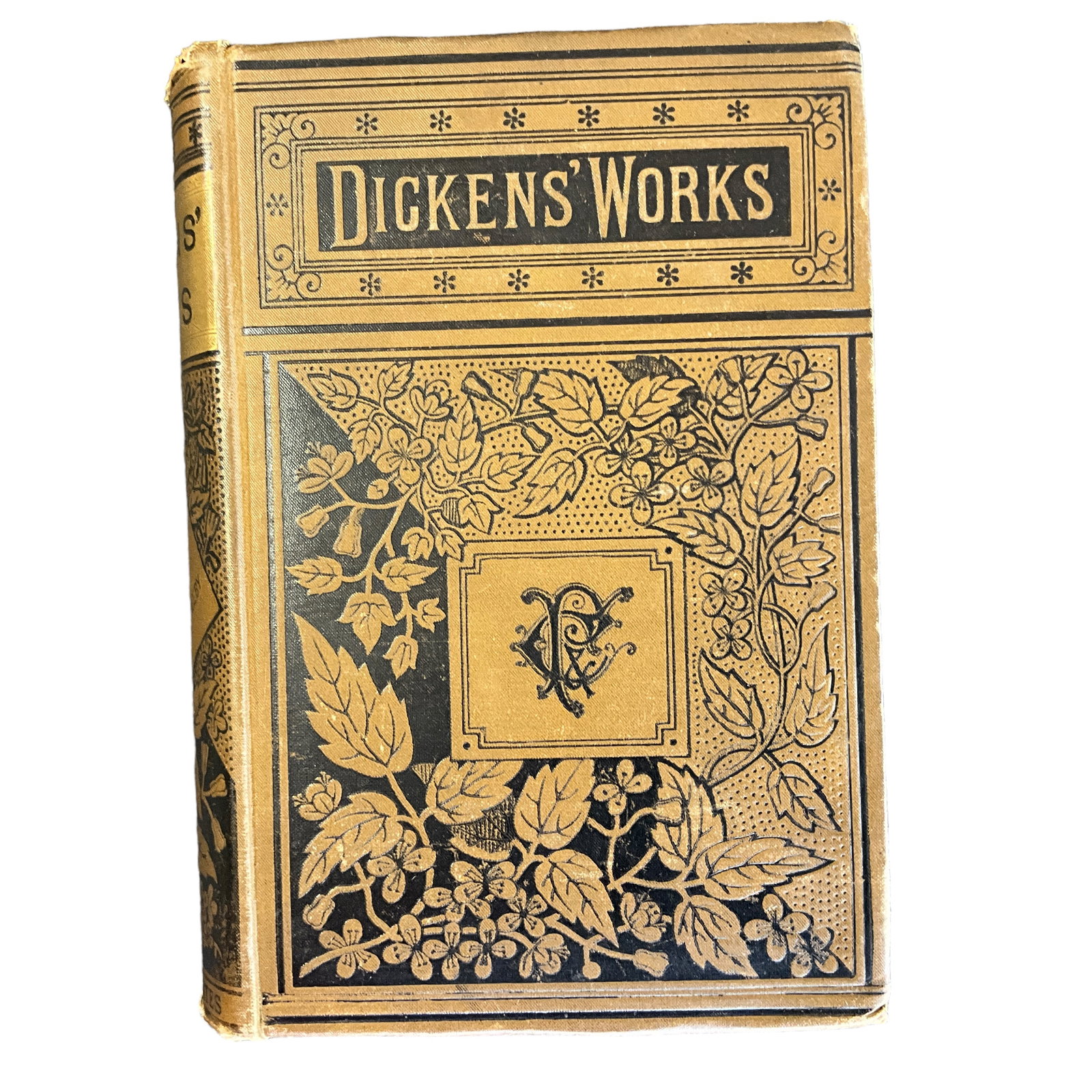 Charles Dickens, Dickens Works, Porter & Coates, Vintage: Vintage Dickens Works "Dombey and Son" and "Nicholas Nickleby" published by Porter & Coates. There are a few dog-eared pages, cover and binding issues, and typical page discoloration based on the book