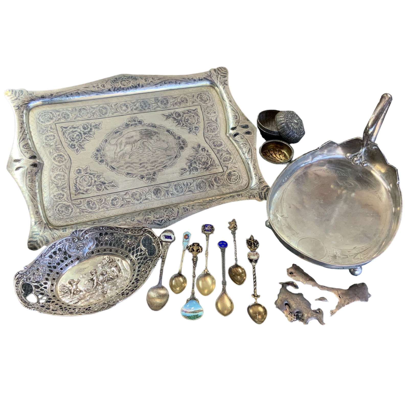 Silver-tone Assortment, Lot of 13 (1 of 20)