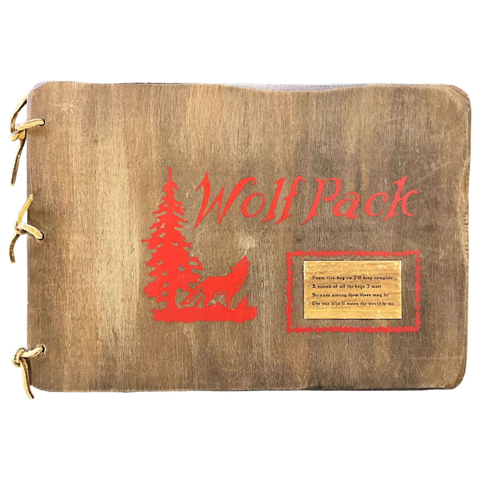 Wolf Pack, Vintage Address Book (1 of 3)