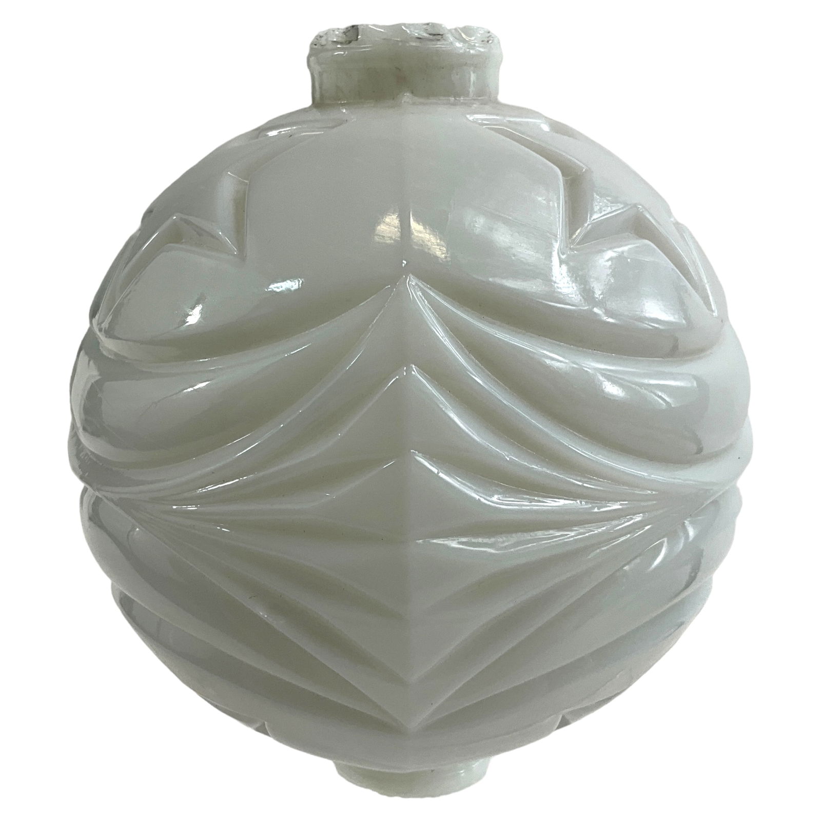 Lightning Ball, Milk Glass, Stars and Moon (1 of 3)