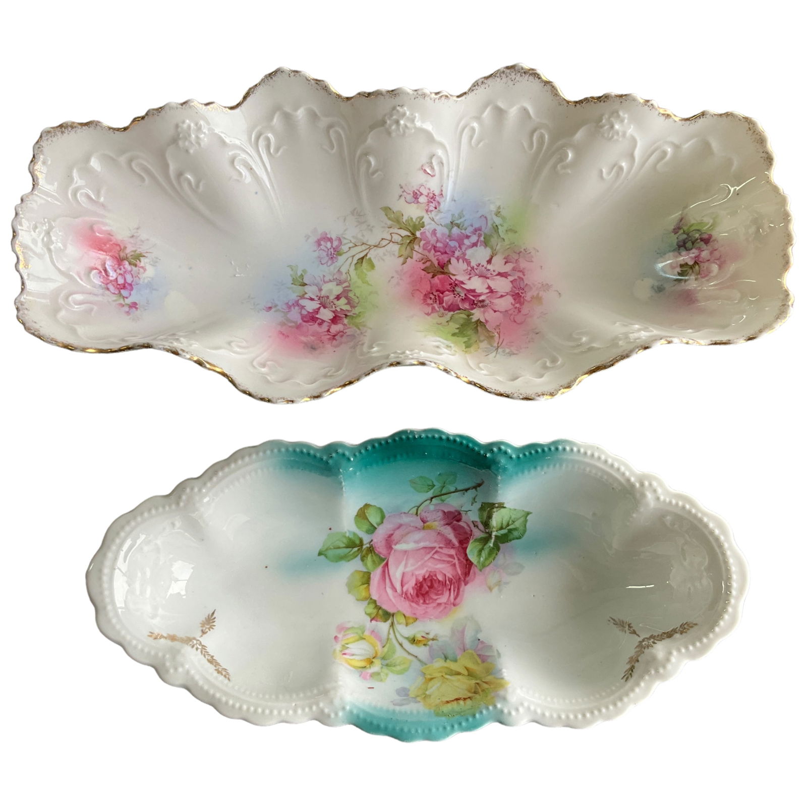 Antique Porcelain Condiment Dishes (1 of 5)