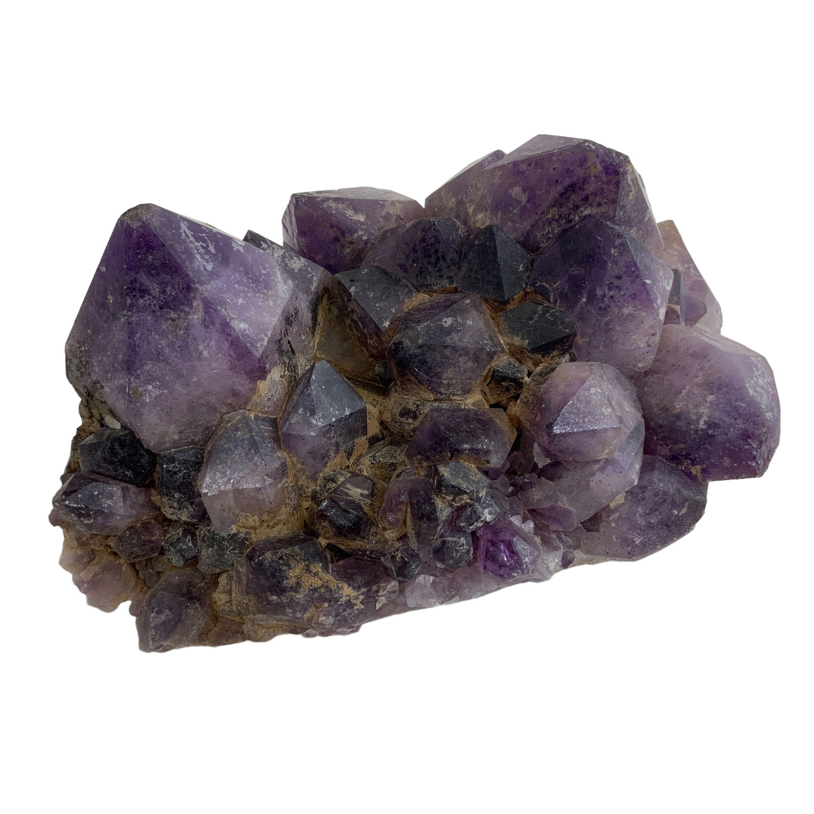 Large Quartz/Crystal Cluster, Amethyst Color (1 of 6)