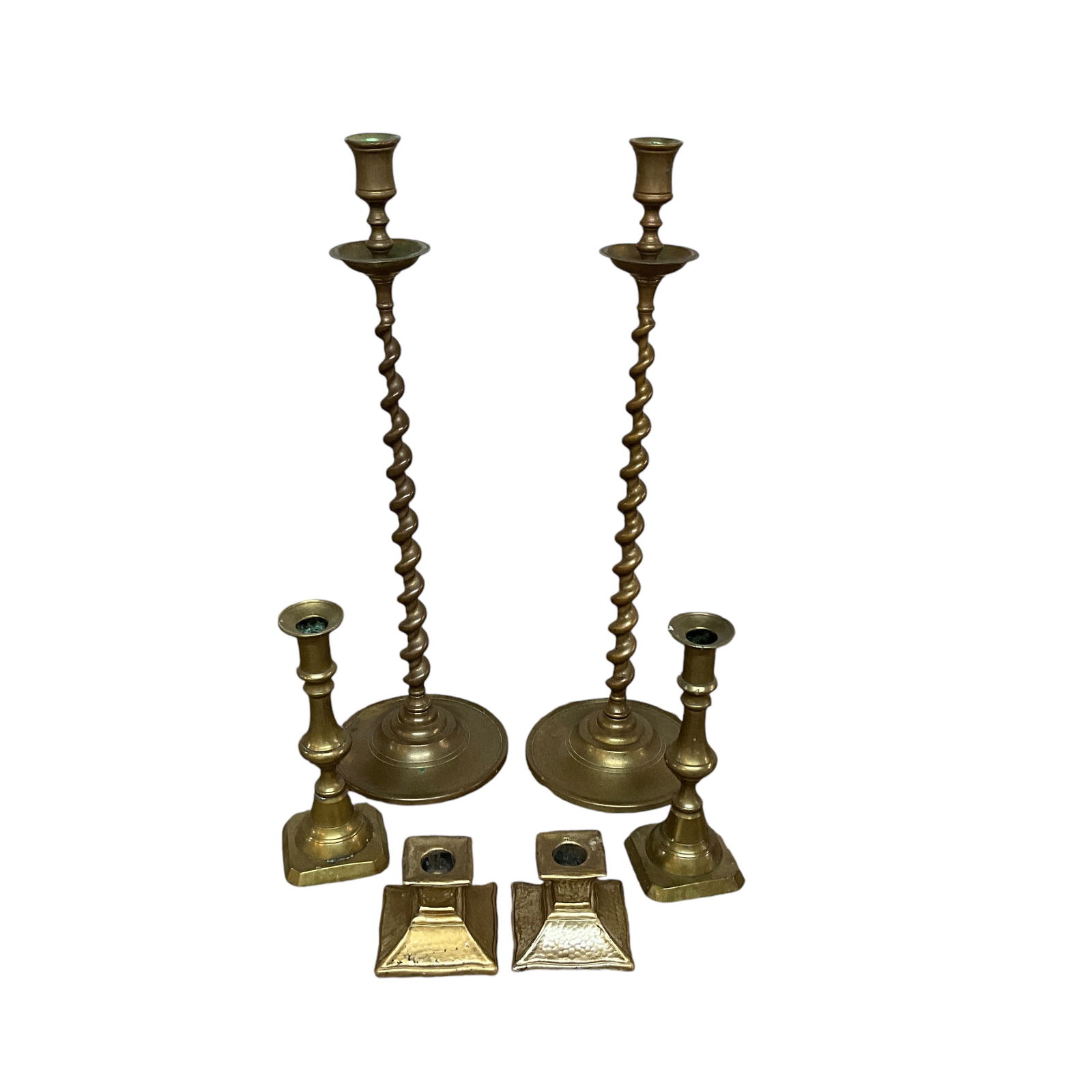 Three Pairs of Vintage Candlesticks (1 of 3)