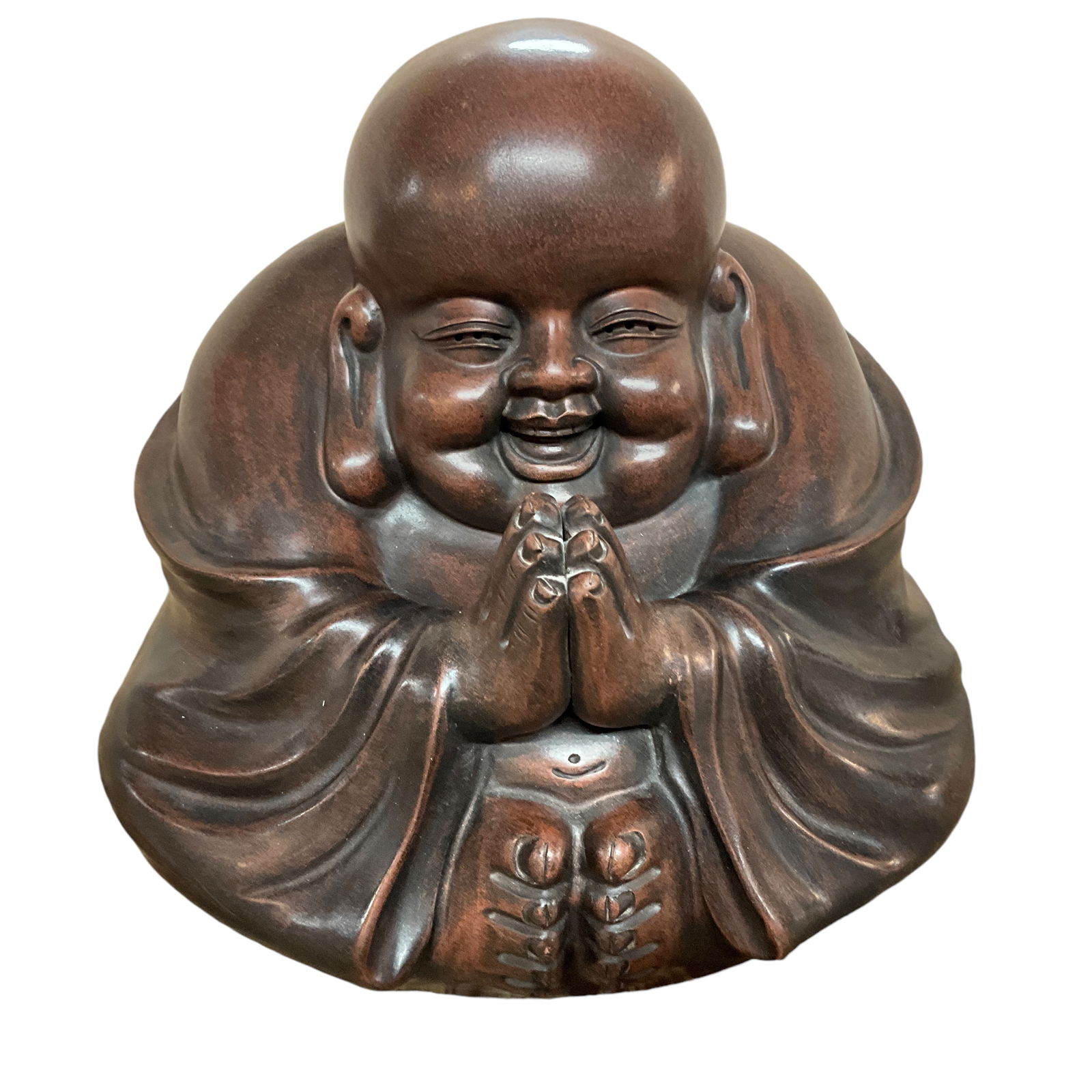 Ceramic Laughing Buddha Statue (1 of 4)