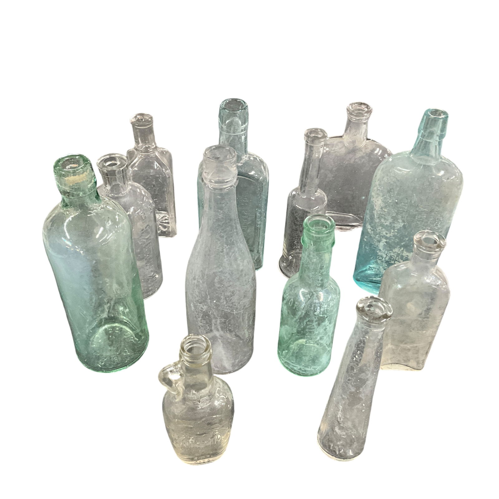 Lot of 12 Antique Bottles (1 of 3)