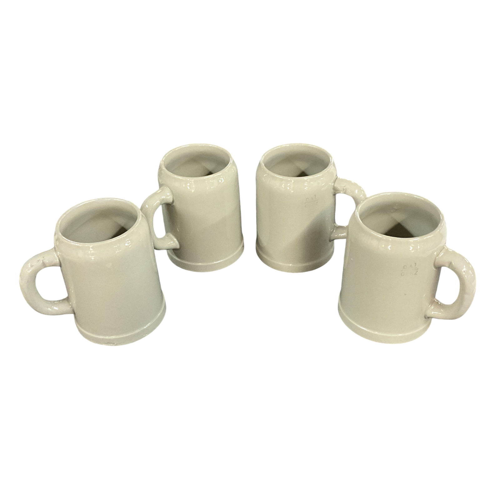 Lot of 4 German Stoneware Beer Steins (1 of 1)