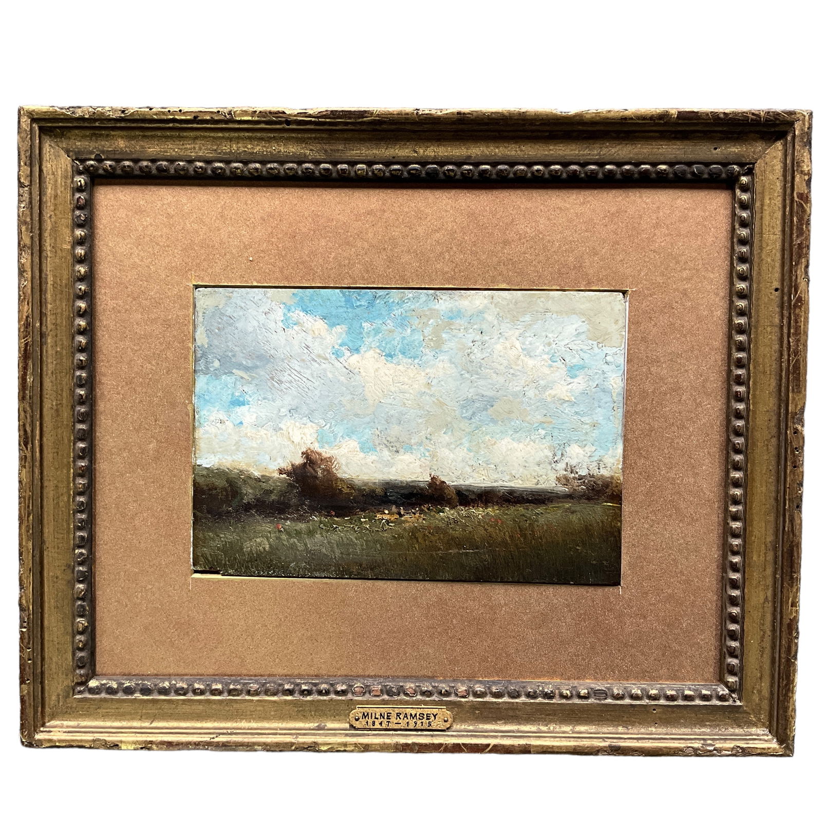 Milne Ramsey (1847-1915), Oil on Panel, Summer Skies (1 of 3)