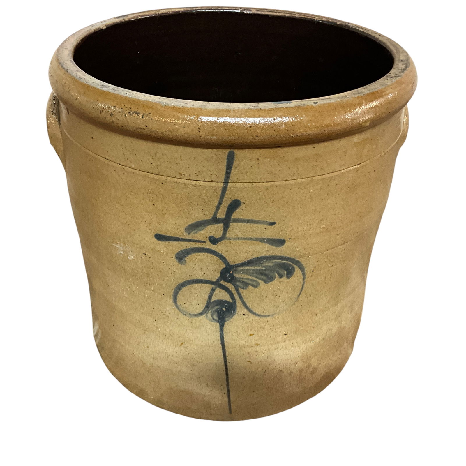 Salt Glazed 4 Gallon Bee Sting Crock (1 of 3)