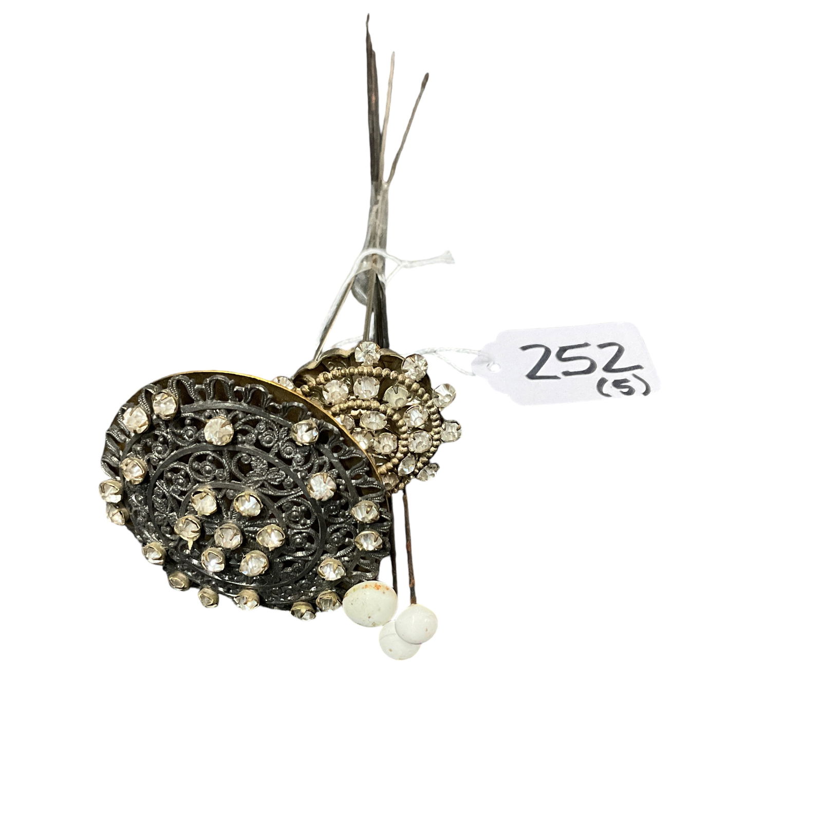 Lot of Five Vintage Hat Pins (1 of 2)