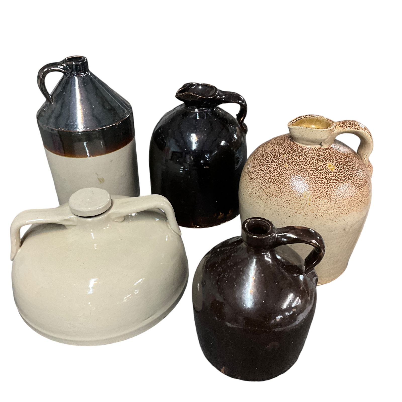 Stoneware Jugs and Foot Warmer (1 of 1)