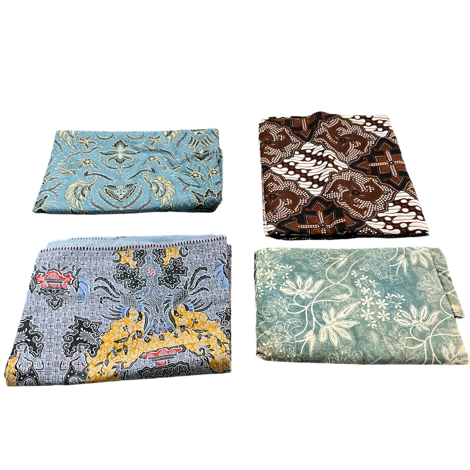 Four packages of Indonesian Batik Fabric (1 of 2)