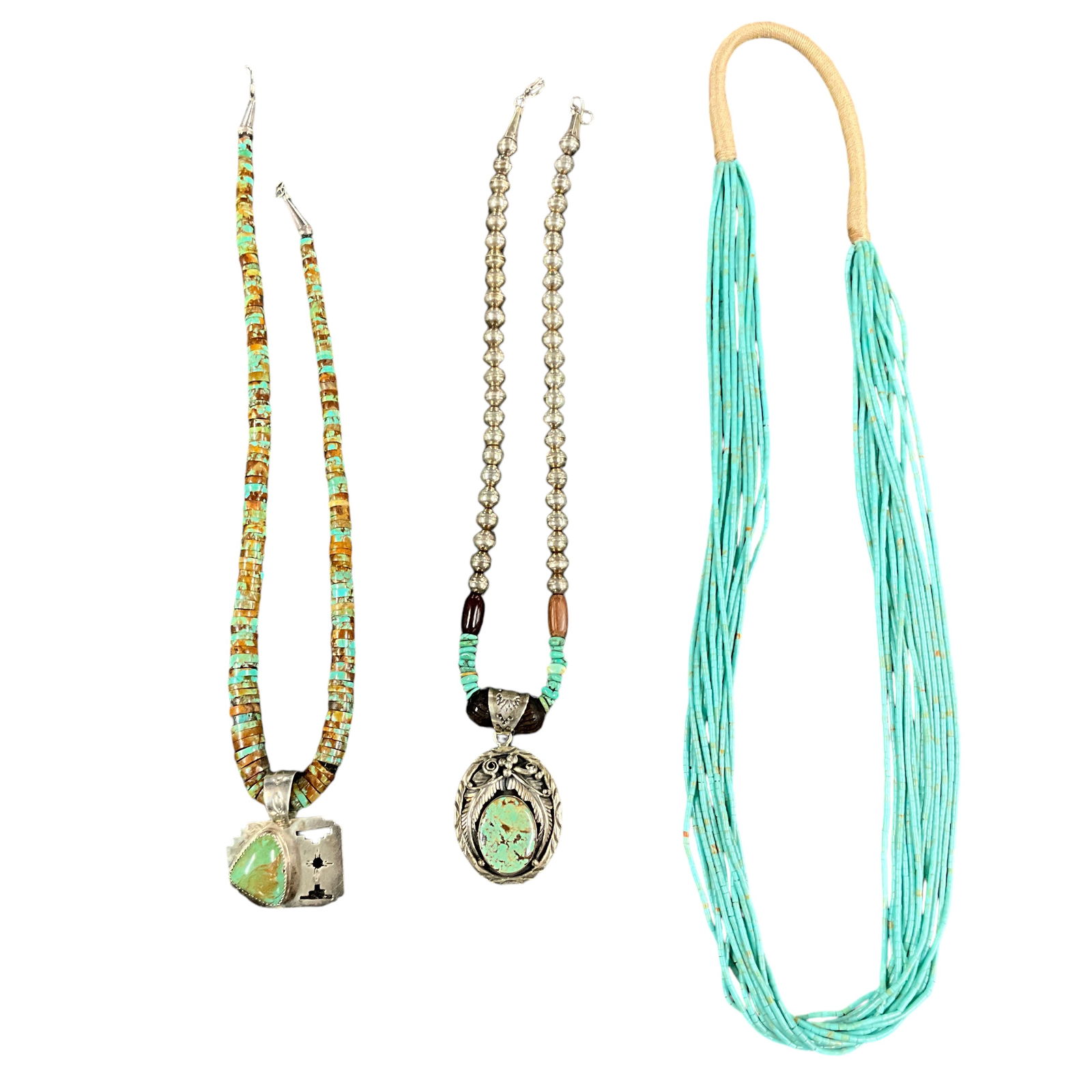 Three Southwestern Style Necklaces (1 of 1)