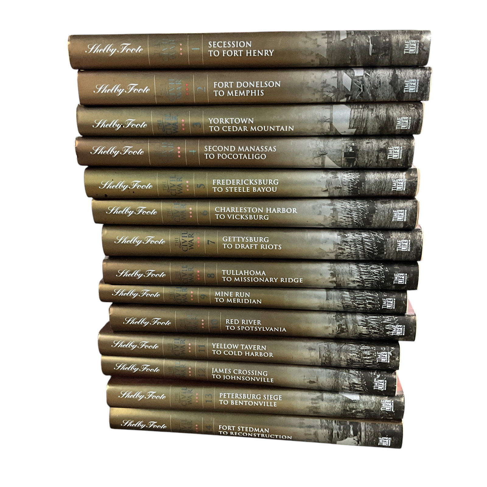 Shelby Foote's Civil War, 14 Volume History of the Civil War: Shelby Foote's Civil War, 14 Volume History of the Civil War. 1998, 40th Anniversary Edition, Time Life Books