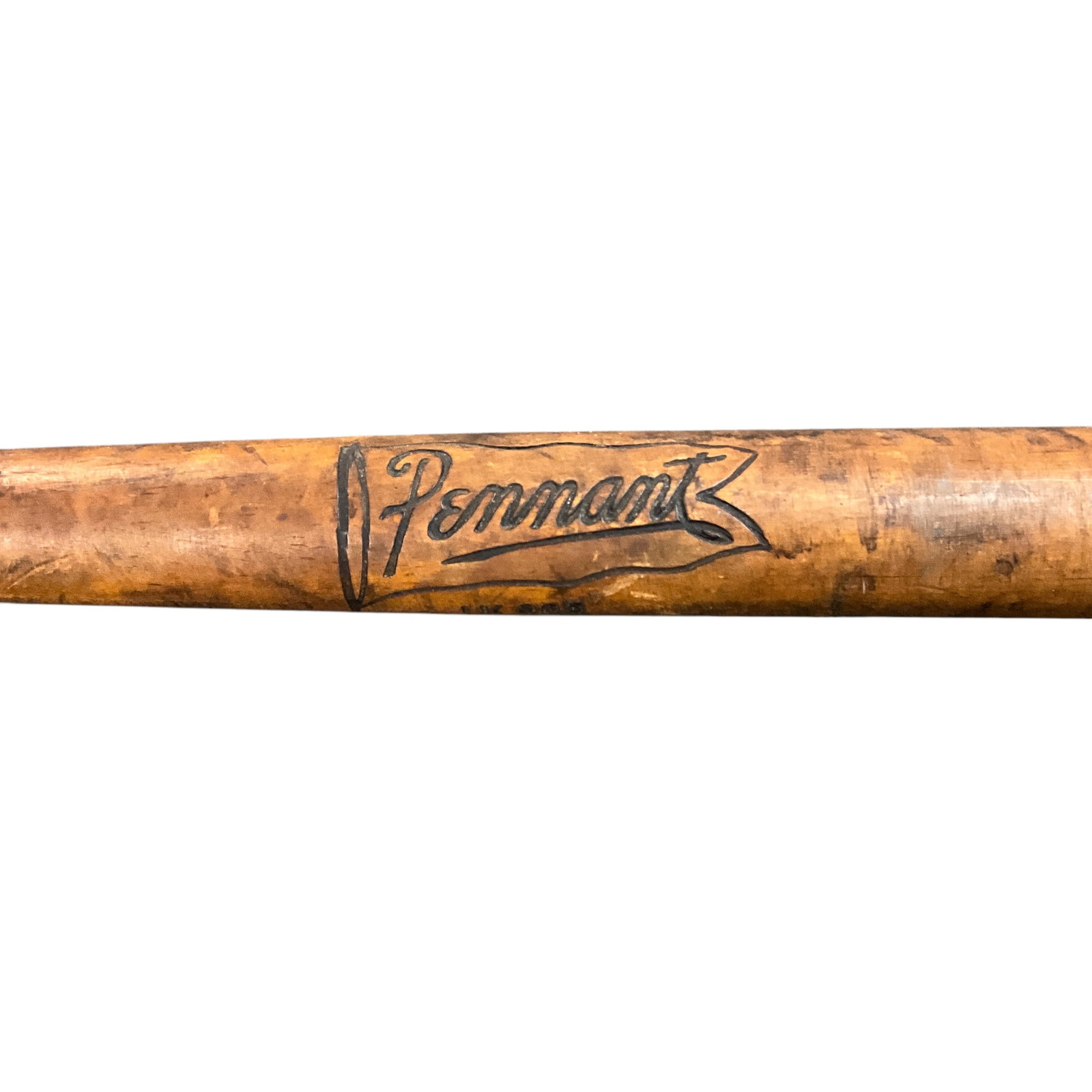 Vintage "Pennant" Baseball Bat: Vintage "Pennant" Baseball Bat, approx. 30" long.