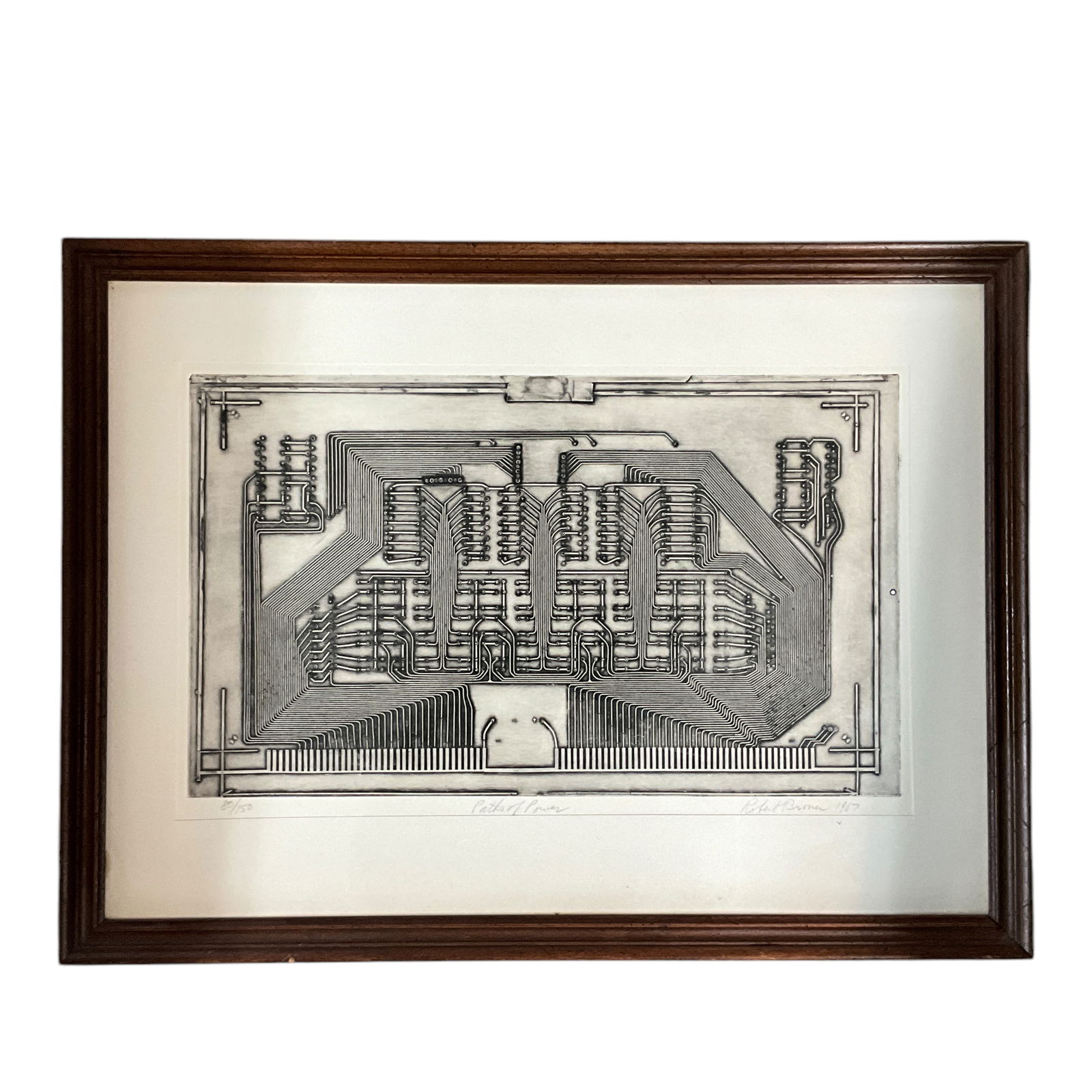 Robert Broner (American, B. 1922), "Paths of Power" Limited Edition Print (1 of 4)