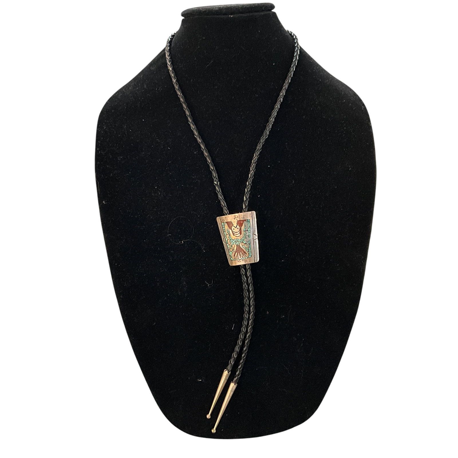 Navajo Sterling Bolo Tie (1 of 3)