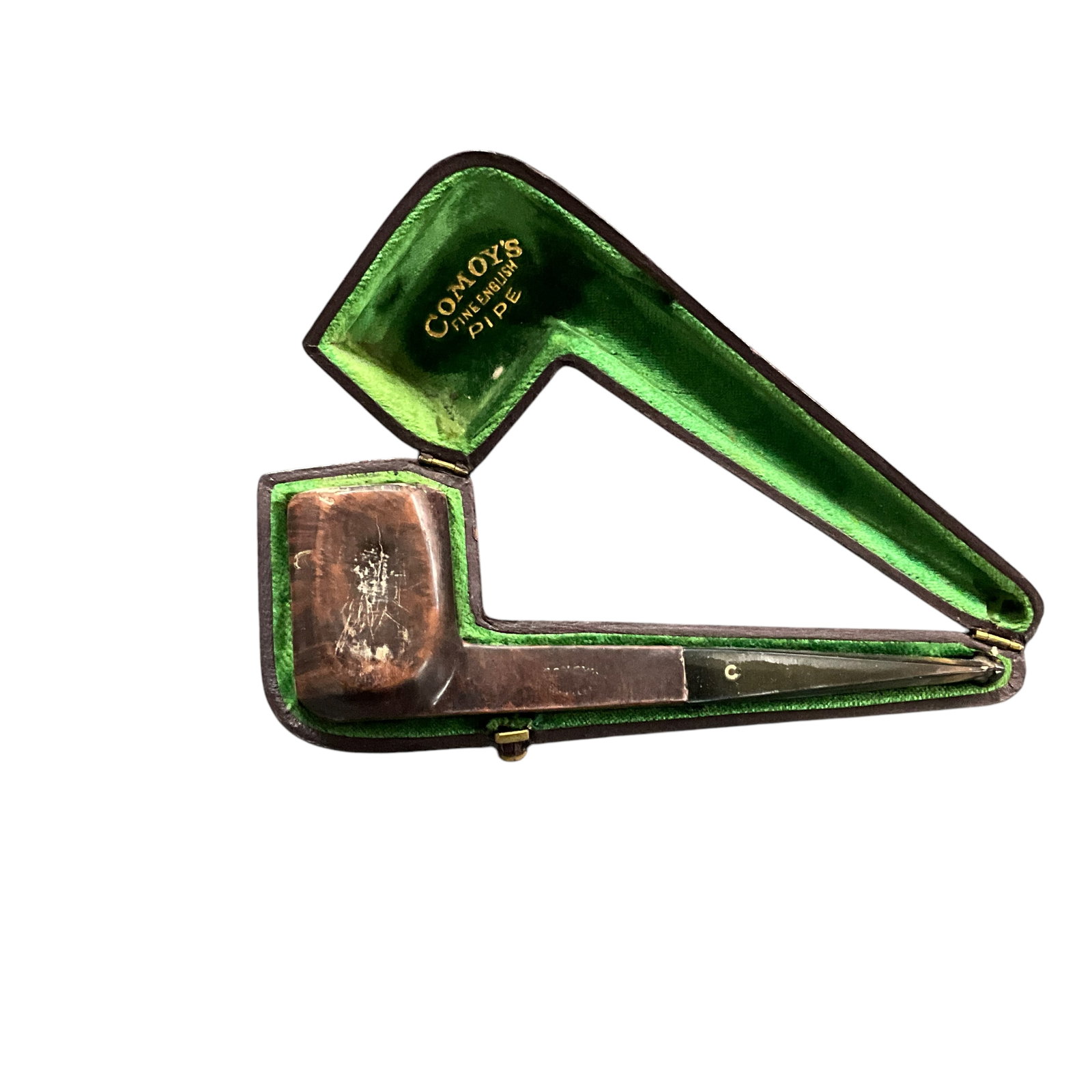 "Comoy's Fine English Pipe," in Fitted Case (1 of 3)