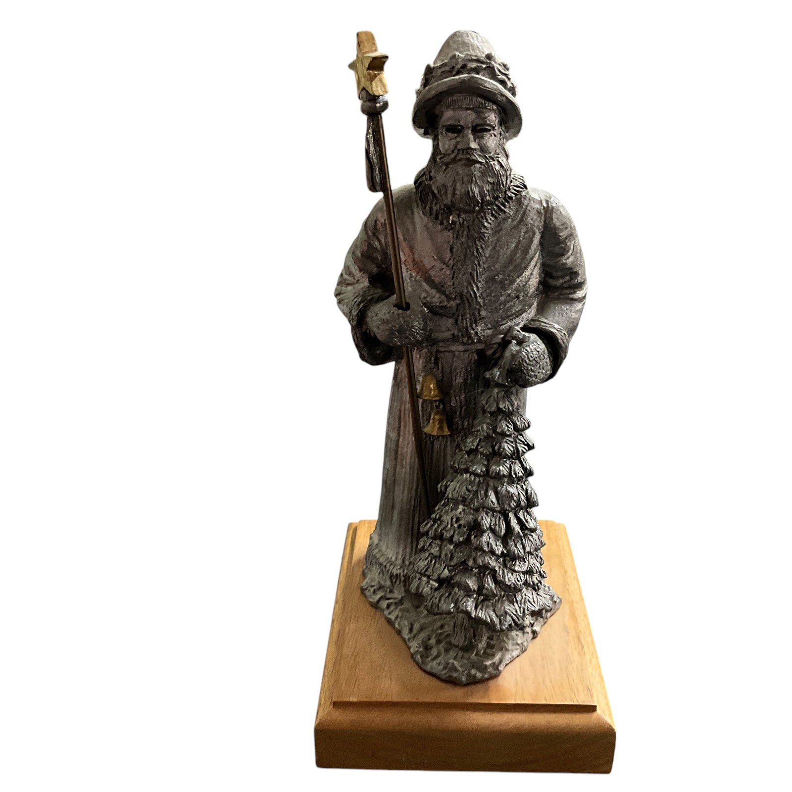 Michael Ricker Limited Edition Christmas Pewter: Michael Ricker Limited Edition Pewter- Santa Number 2563 of 3000. Approx. 9.5" high