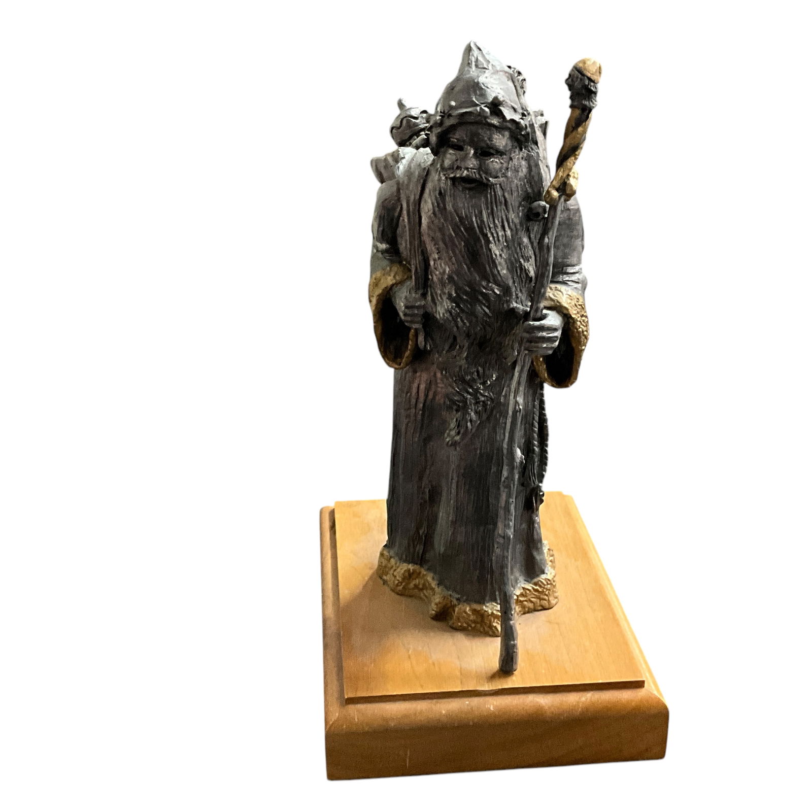 Michael Ricker Limited Edition Christmas Pewter: Michael Ricker Limited Edition Pewter- Santa Number 897 of 2500. Approx. 9.5" high